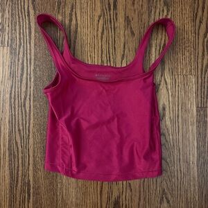 Athleta Fuchsia Activewear Top xxs hot pink shiny